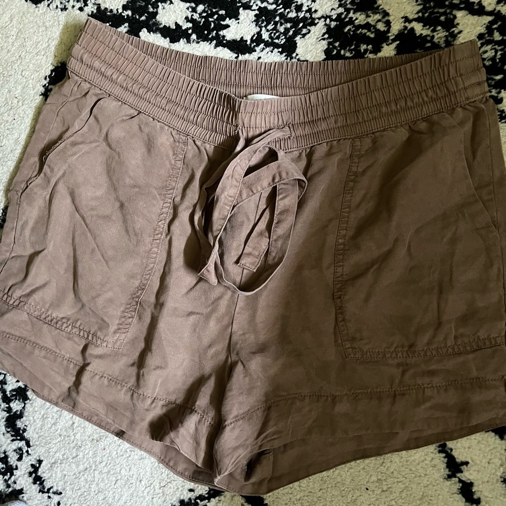 Casual Brown Women's Shorts